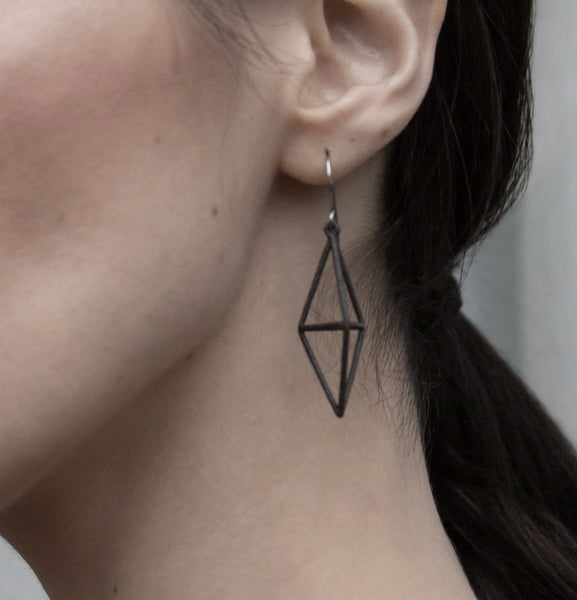 Dipyramid Earrings