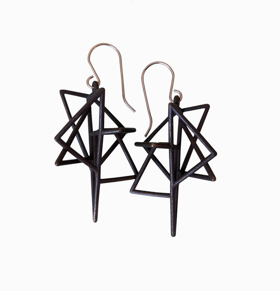 Polygon Cage Earrings